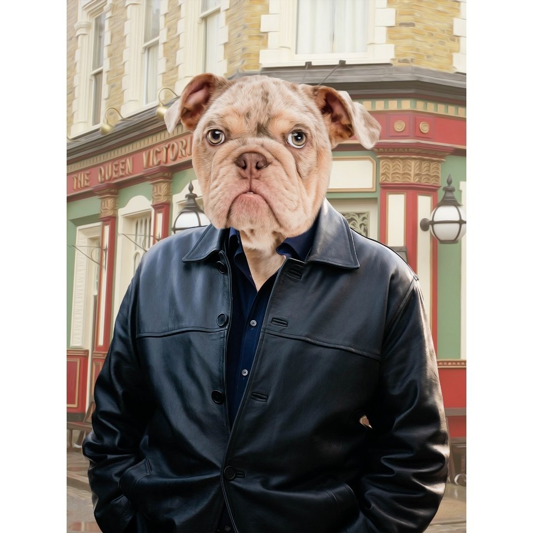 Phil Mitchell (Eastenders Inspired): Custom Digital Download Pet Portrait - Paw & Glory - Dog Portraits - Pet Portraits