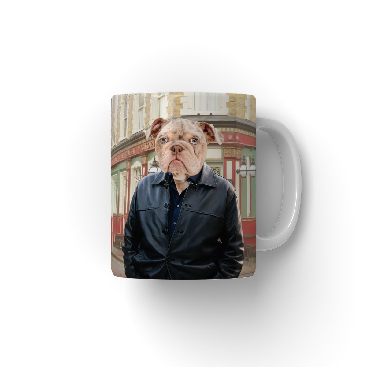 Phil Mitchell (Eastenders Inspired): Custom Pet Coffee Mug - Paw & Glory - Dog Portraits - Pet Portraits