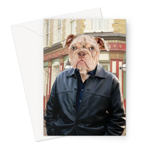 Phil Mitchell (Eastenders Inspired): Custom Pet Greeting Card - Paw & Glory - Dog Portraits - Pet Portraits