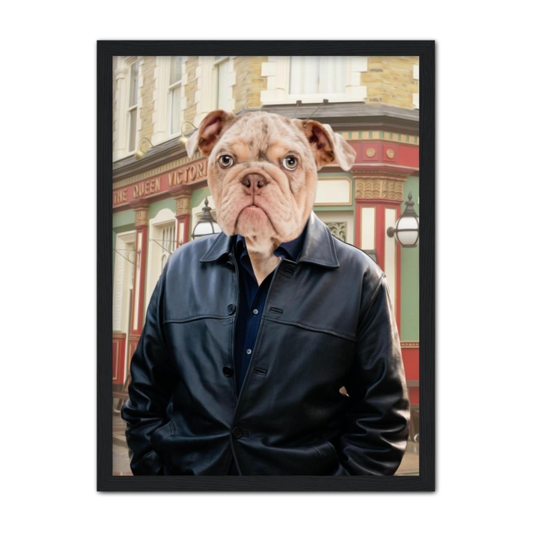 Phil Mitchell (Eastenders Inspired): Custom Pet Portrait - Paw & Glory - Dog Portraits - Pet Portraits