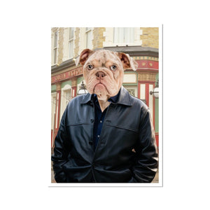 Phil Mitchell (Eastenders Inspired): Custom Pet Portrait - Paw & Glory - Dog Portraits - Pet Portraits