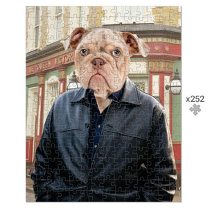 Phil Mitchell (Eastenders Inspired): Custom Pet Puzzle - Paw & Glory - Dog Portraits - Pet Portraits