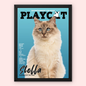 Play Cat: Custom Pet Canvas - Paw & Glory - Dog Portraits - Pet Portraits