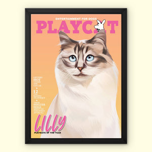 Play Cat: Custom Pet Canvas - Paw & Glory - Dog Portraits - Pet Portraits