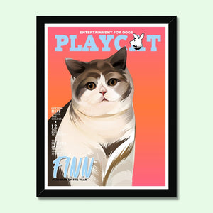 Play Cat: Custom Pet Portrait - Paw & Glory - Dog Portraits - Pet Portraits