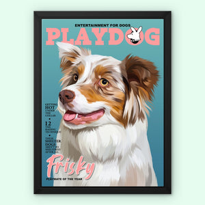 Play Dog: Custom Pet Canvas - Paw & Glory - Dog Portraits - Pet Portraits