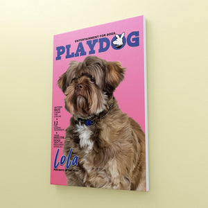 Play Dog: Custom Pet Canvas - Paw & Glory - Dog Portraits - Pet Portraits