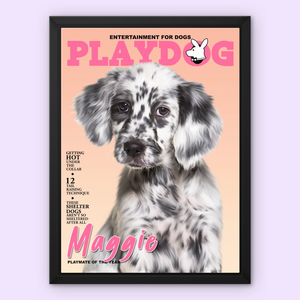 Play Dog: Custom Pet Canvas - Paw & Glory - #pet portraits# - #dog portraits# - #pet portraits uk#