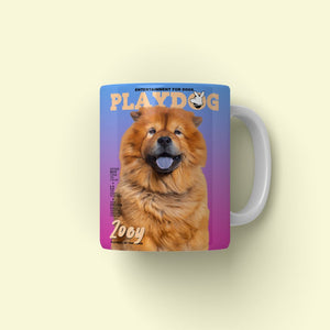 Play Dog: Custom Pet Coffee Mug - Paw & Glory - Dog Portraits - Pet Portraits