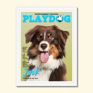 Play Dog: Custom Pet Portrait - Paw & Glory - Dog Portraits - Pet Portraits