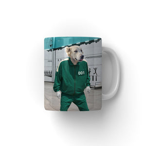 Player 101 (Squid Games Inspired): Custom Pet Coffee Mug - Paw & Glory - Dog Portraits - Pet Portraits