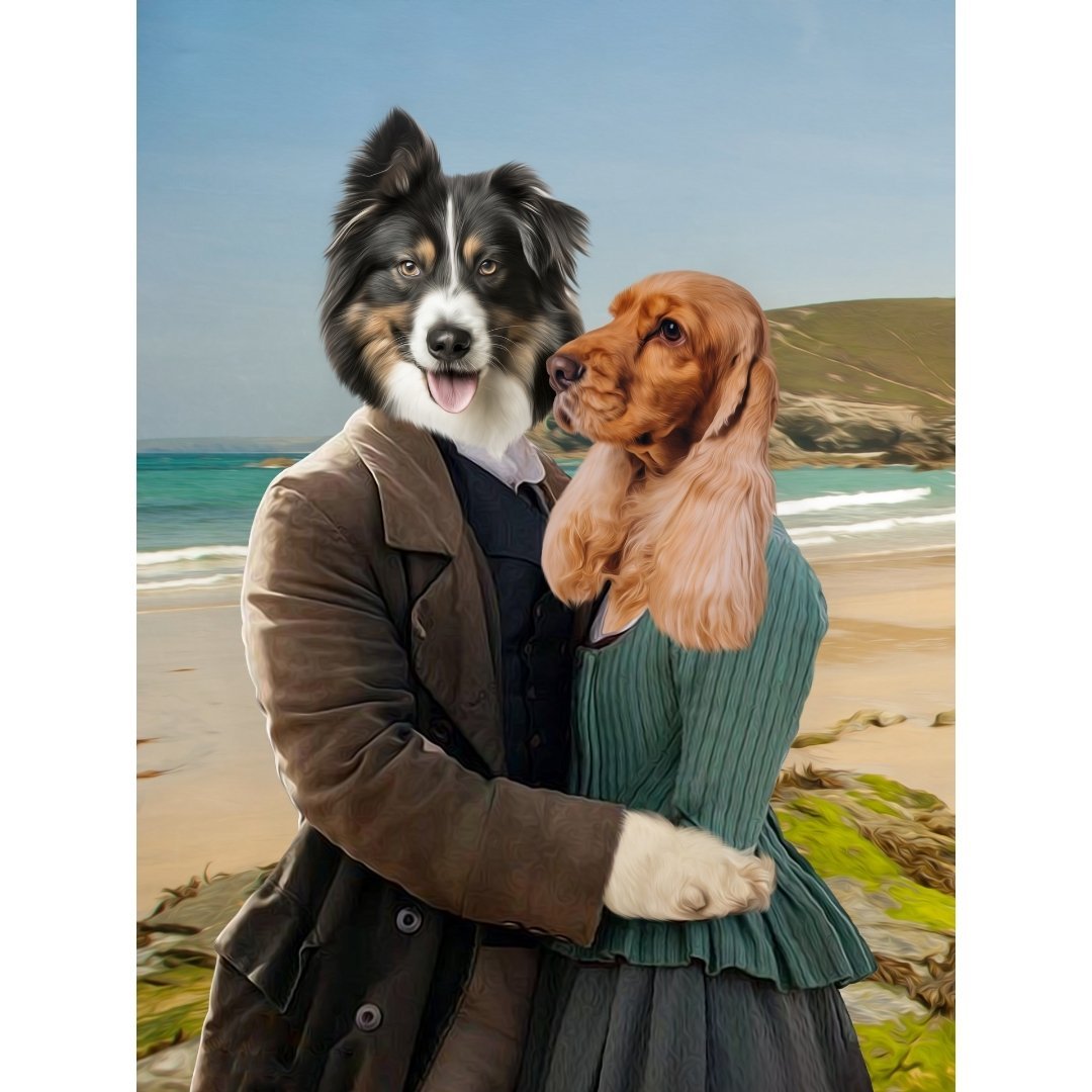 Poldark: Custom Digital Download Pet Portrait - Paw & Glory - Dog Portraits - Pet Portraits