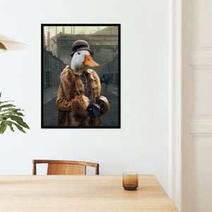 Polly (Peaky Blinders Inspired): Animal Art Framed Portrait - Paw & Glory - Dog Portraits - Pet Portraits