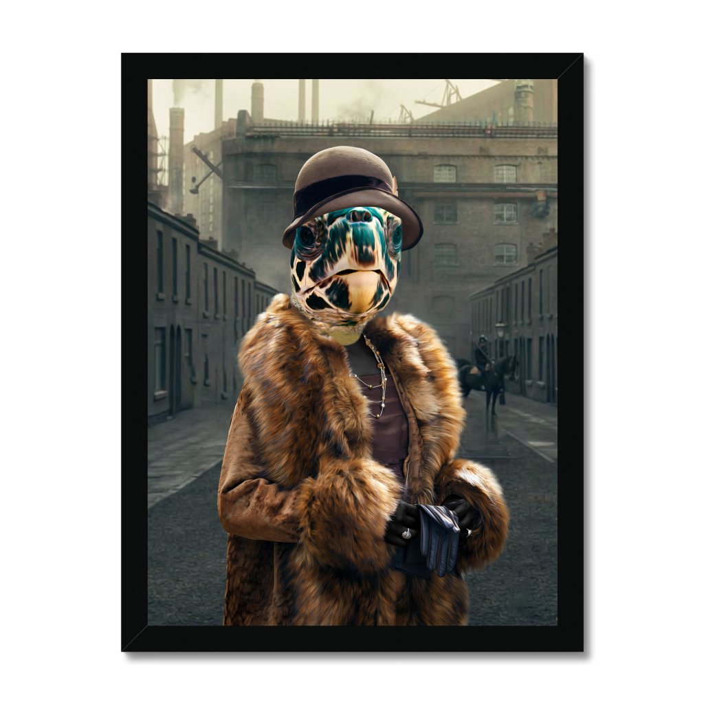 Polly (Peaky Blinders Inspired): Animal Art Framed Portrait - Paw & Glory - Dog Portraits - Pet Portraits