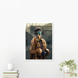 Polly (Peaky Blinders Inspired): Animal Art Poster - Paw & Glory - Dog Portraits - Pet Portraits