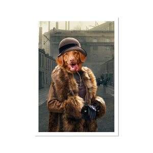 Polly (Peaky Blinders Inspired): Custom Pet Poster - Paw & Glory - Dog Portraits - Pet Portraits