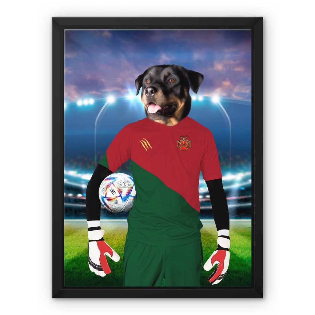 Portugal Football Team (FIFA 2022): Custom Pet Canvas - Paw & Glory - Dog Portraits - Pet Portraits