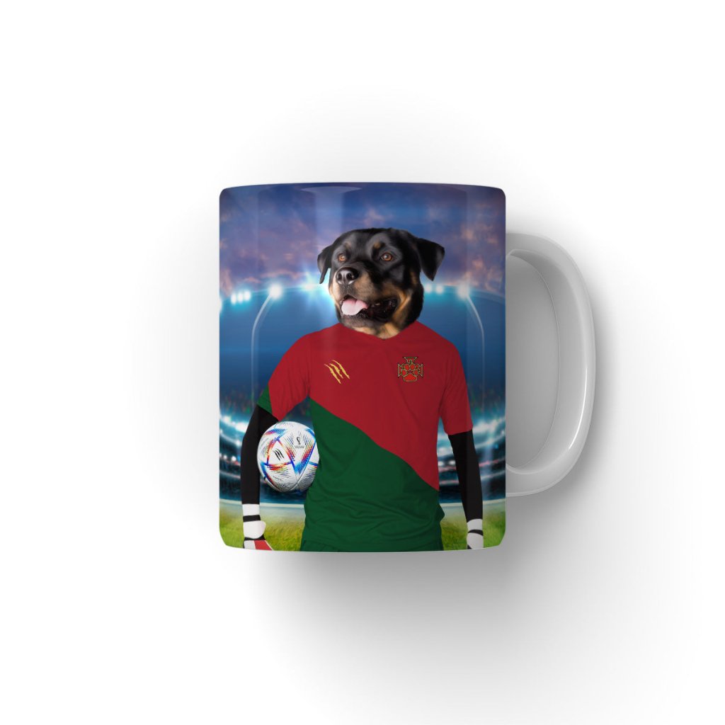 Portugal Football Team (FIFA 2022): Custom Pet Coffee Mug - Paw & Glory - Dog Portraits - Pet Portraits