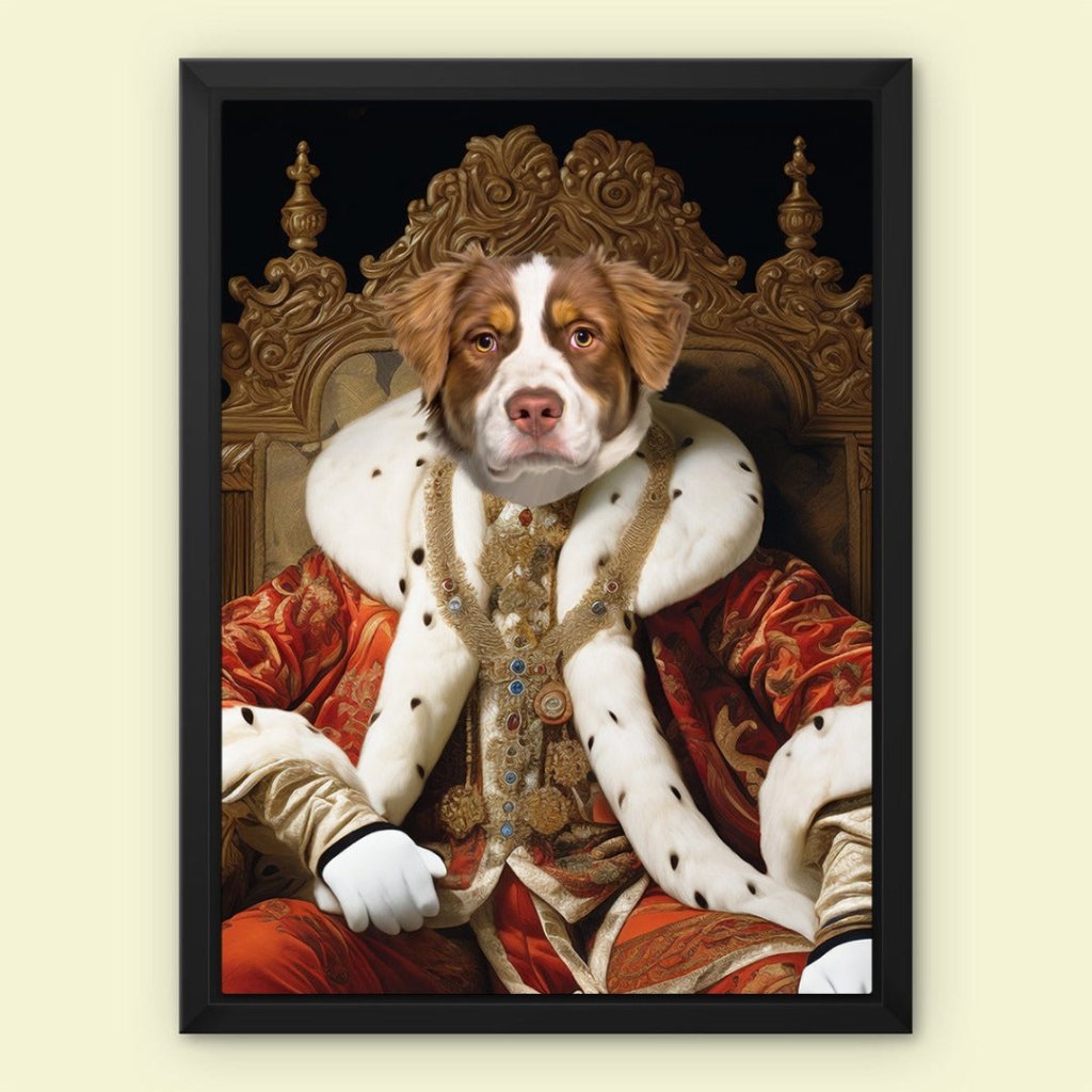 Prince Consort: Custom Pet Canvas - Paw & Glory - Dog Portraits - Pet Portraits