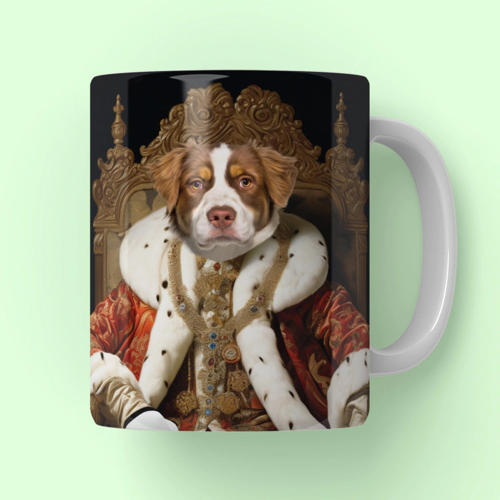 Prince Consort: Custom Pet Coffee Mug - Paw & Glory - Dog Portraits - Pet Portraits