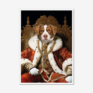 Prince Consort: Custom Pet Portrait - Paw & Glory - Dog Portraits - Pet Portraits