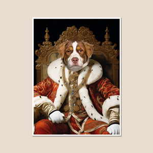 Prince Consort: Custom Pet Poster - Paw & Glory - Dog Portraits - Pet Portraits