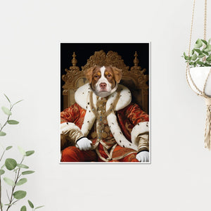 Prince Consort: Custom Pet Poster - Paw & Glory - Dog Portraits - Pet Portraits