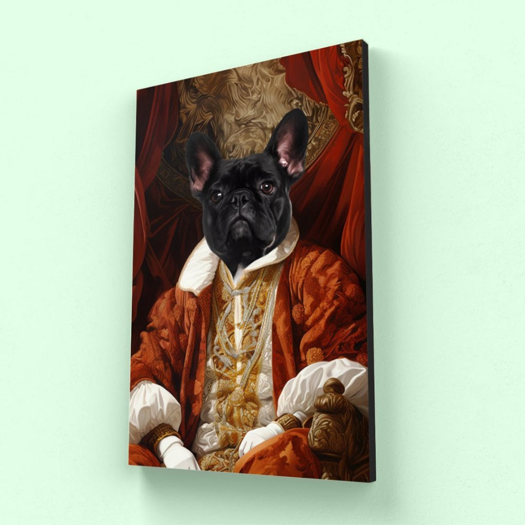 Prince: Custom Pet Canvas - Paw & Glory - Dog Portraits - Pet Portraits