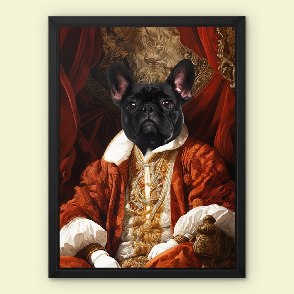 Prince: Custom Pet Canvas - Paw & Glory - Dog Portraits - Pet Portraits