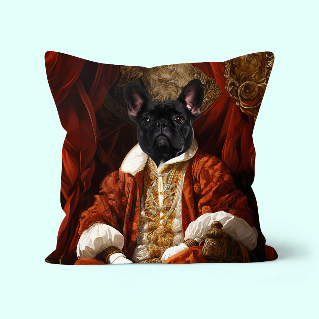 Prince: Custom Pet Pillow - Paw & Glory - Dog Portraits - Pet Portraits