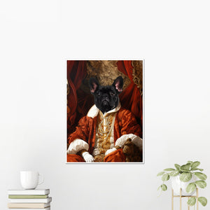 Prince: Custom Pet Poster - Paw & Glory - Dog Portraits - Pet Portraits