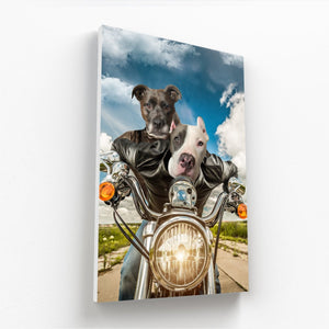 Print Your Digital 2 Pet Portrait On A Canvas - Paw & Glory - Dog Portraits - Pet Portraits