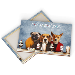 Print Your Digital 3 Pet Portrait On A Canvas - Paw & Glory - Dog Portraits - Pet Portraits