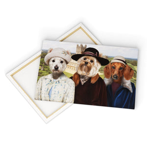 Print Your Digital 3 Pet Portrait On A Canvas - Paw & Glory - Dog Portraits - Pet Portraits