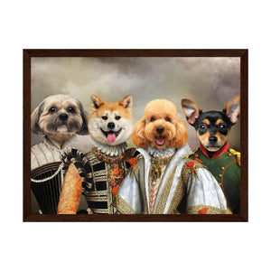 Print Your Digital 4 Pet Artwork On A Portrait - Paw & Glory - Dog Portraits - Pet Portraits