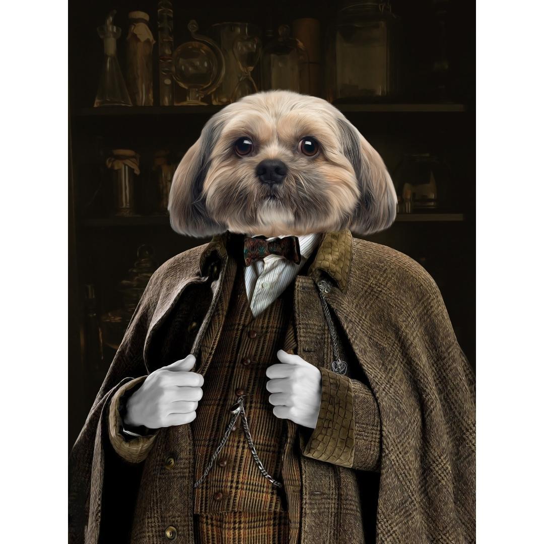 Professor Slughorn (Harry Potter Inspired): Custom Digital Download Pet Portrait - Paw & Glory - Dog Portraits - Pet Portraits