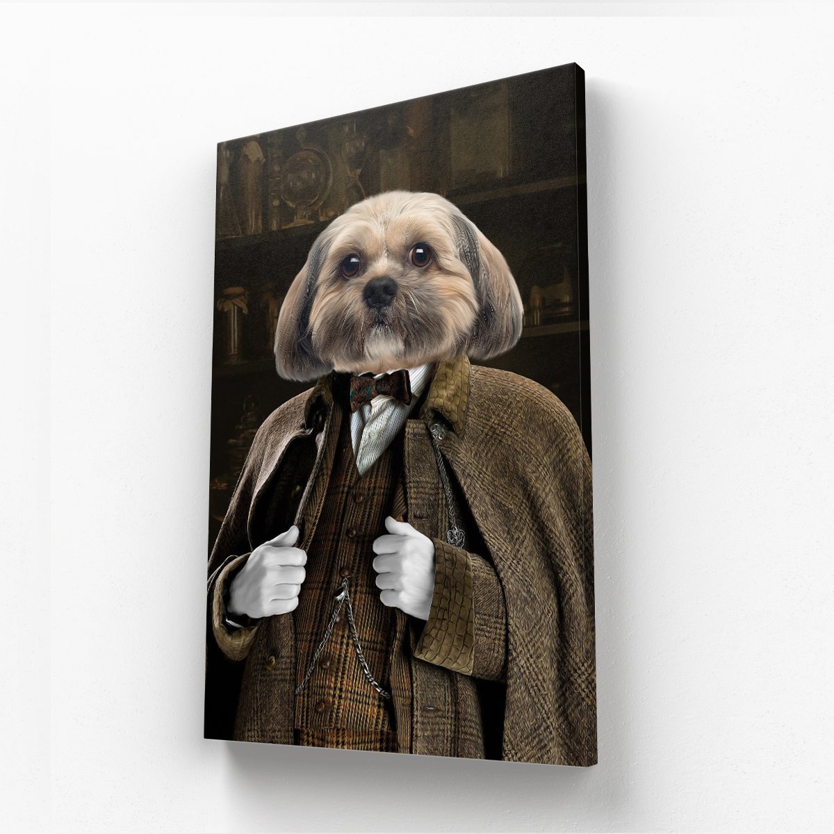 Professor Slughorn (Harry Potter Inspired): Custom Pet Canvas - Paw & Glory - Dog Portraits - Pet Portraits