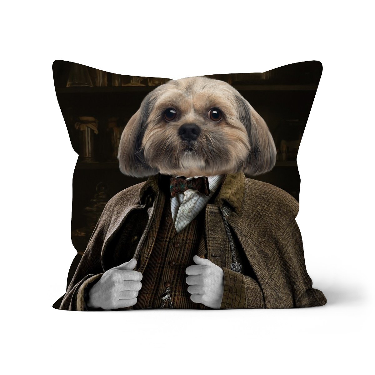 Professor Slughorn (Harry Potter Inspired): Custom Pet Pillow - Paw & Glory - Dog Portraits - Pet Portraits