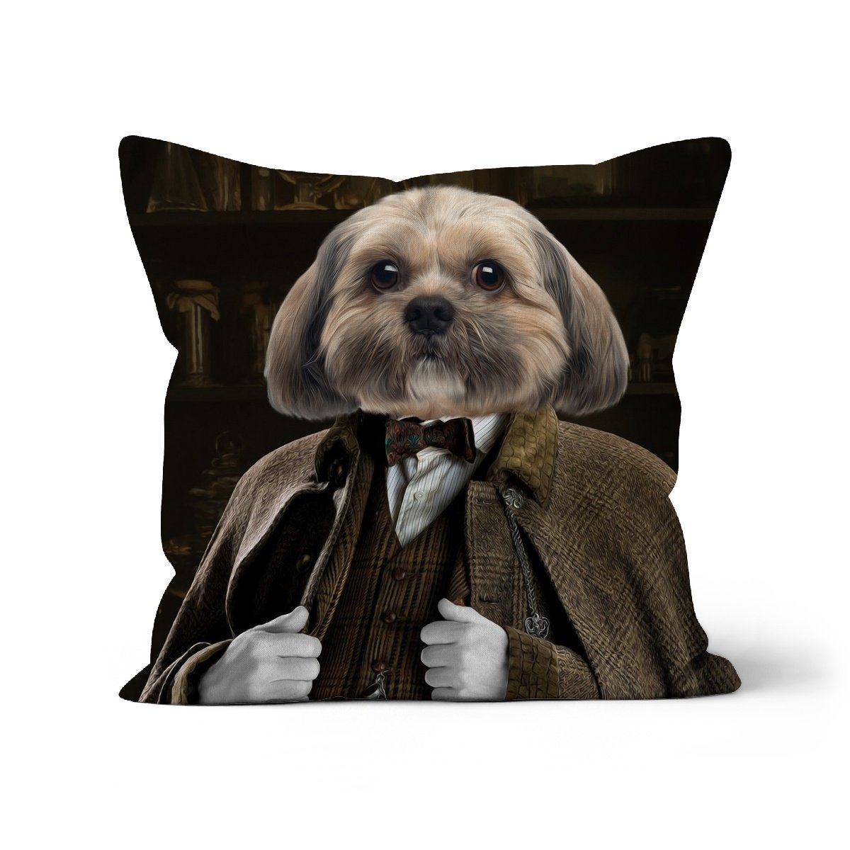 Professor Slughorn (Harry Potter Inspired): Custom Pet Pillow - Paw & Glory - Dog Portraits - Pet Portraits