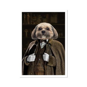 Professor Slughorn (Harry Potter Inspired): Custom Pet Portrait - Paw & Glory - Dog Portraits - Pet Portraits