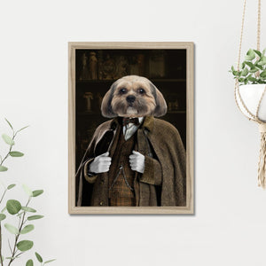 Professor Slughorn (Harry Potter Inspired): Custom Pet Portrait - Paw & Glory - Dog Portraits - Pet Portraits