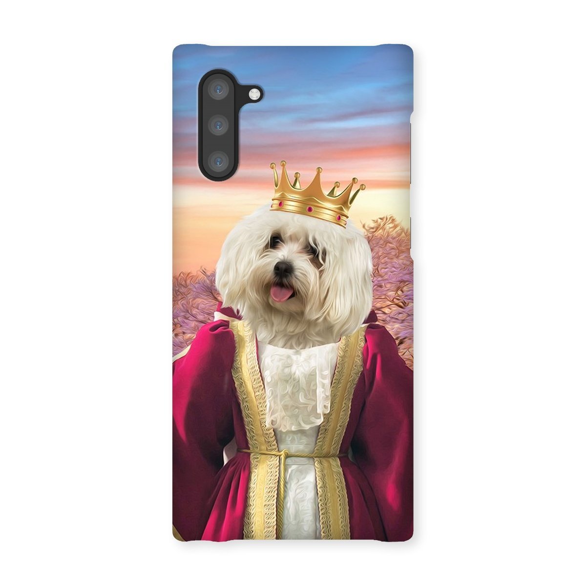 Queen Anne: Custom Pet Phone Case - Paw & Glory - Dog Portraits - Pet Portraits