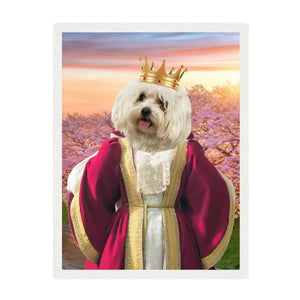 Queen Anne: Custom Pet Portrait - Paw & Glory - Dog Portraits - Pet Portraits