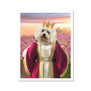 Queen Anne: Custom Pet Portrait - Paw & Glory - Dog Portraits - Pet Portraits