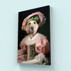 Queen Consort: Custom Pet Canvas - Paw & Glory - Dog Portraits - Pet Portraits