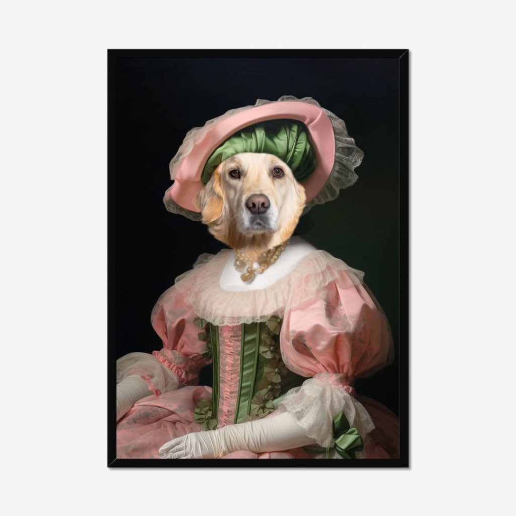 Queen Consort: Custom Pet Portrait - Paw & Glory - Dog Portraits - Pet Portraits