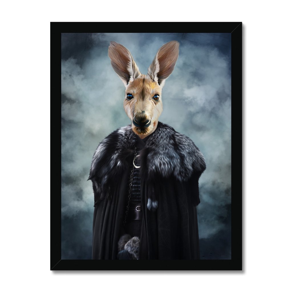 Queen Of The North (GOT Inspired): Animal Art Framed Portrait - Paw & Glory - Dog Portraits - Pet Portraits