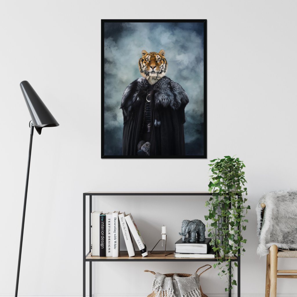 Queen Of The North (GOT Inspired): Animal Art Framed Portrait - Paw & Glory - Dog Portraits - Pet Portraits