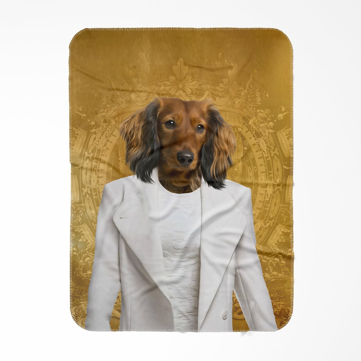 Queen Of The South: Custom Pet Blanket - Paw & Glory - Dog Portraits - Pet Portraits