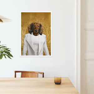 Queen Of The South: Custom Pet Poster - Paw & Glory - Dog Portraits - Pet Portraits